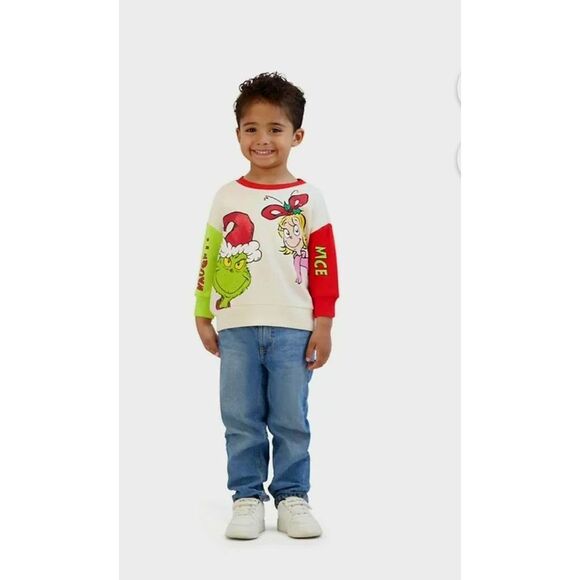 NWT DR SEUSS GRINCH THEMED TODDLER HOLIDAY LS TSHIRT - Picture 5 of 5